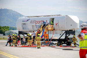 Notfallübung am Salzbug Airport Mai 2019