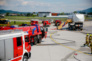 Notfallübung am Salzbug Airport Mai 2019
